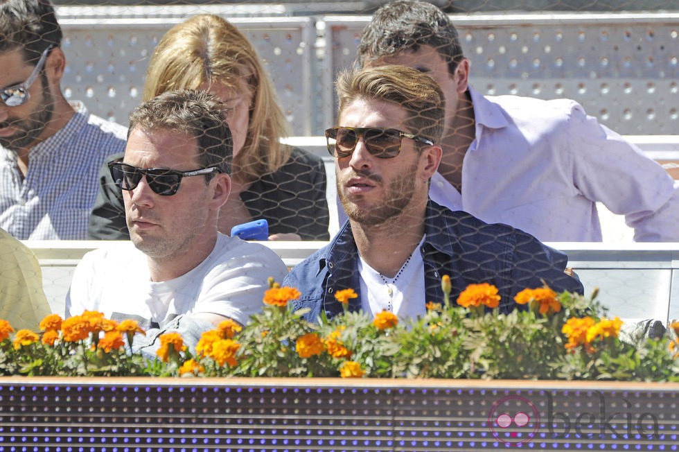 Sergio Ramos en la final del Open de Madrid 2013