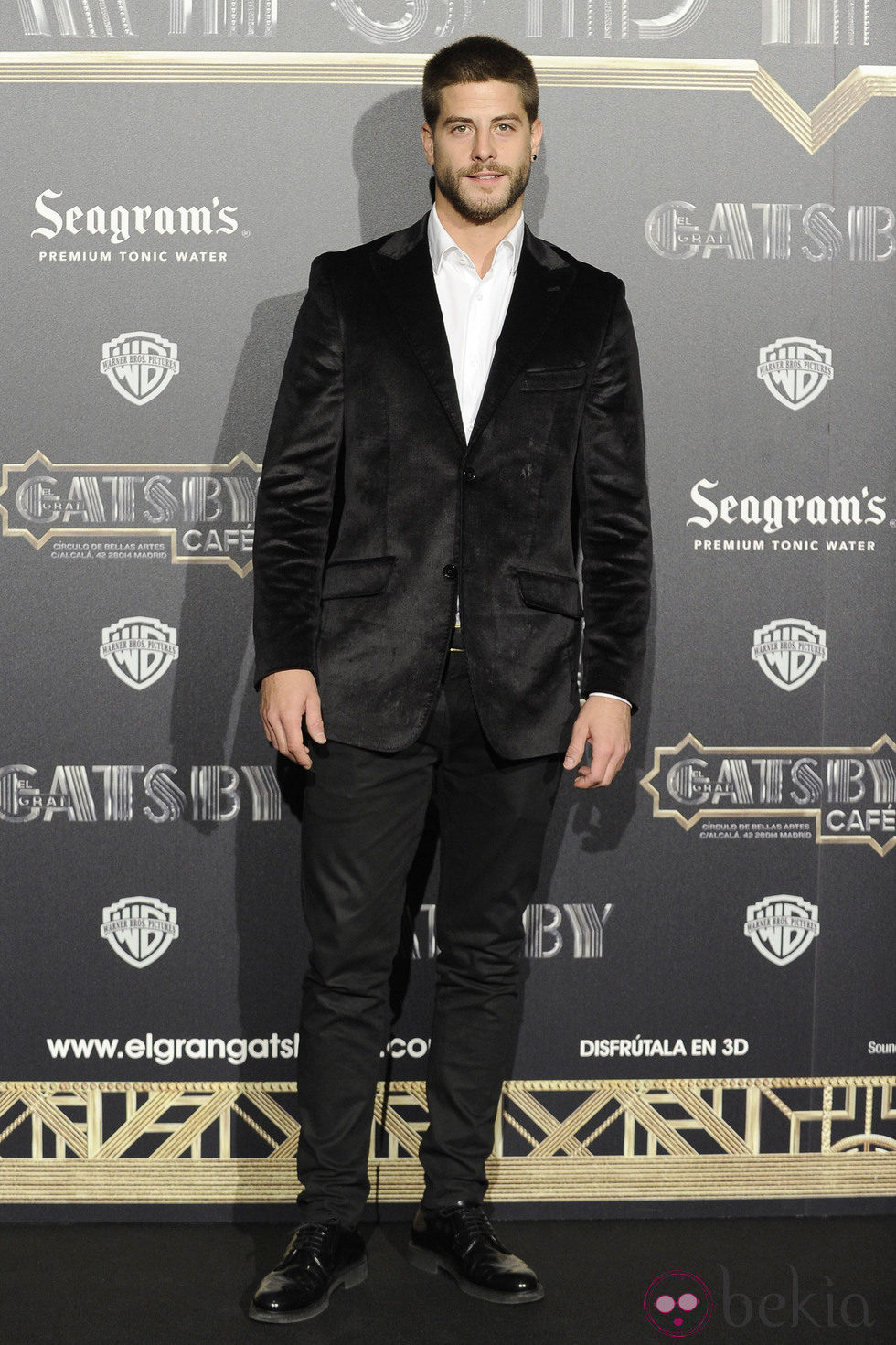 Luis Fernández en el estreno de 'El gran Gatsby' en Madrid