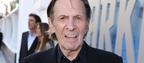 Leonard Nimoy en el estreno en Los Angeles de 'Star Trek: En la oscuridad'