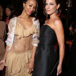 Zoe Saldana y Kate Beckinsale en el estreno en Los Angeles de 'Star Trek: En la oscuridad'