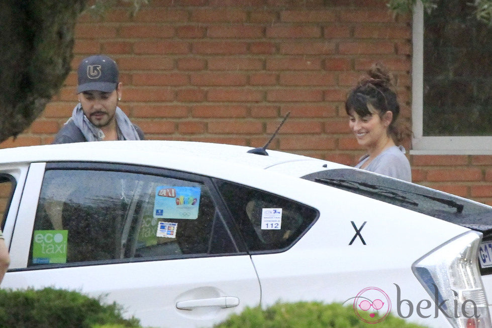 Penélope y Eduardo Cruz en la clínica Ruber de Madrid