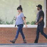 Penélope y Eduardo Cruz en la clínica Ruber para asistir al parto de su hermana Mónica