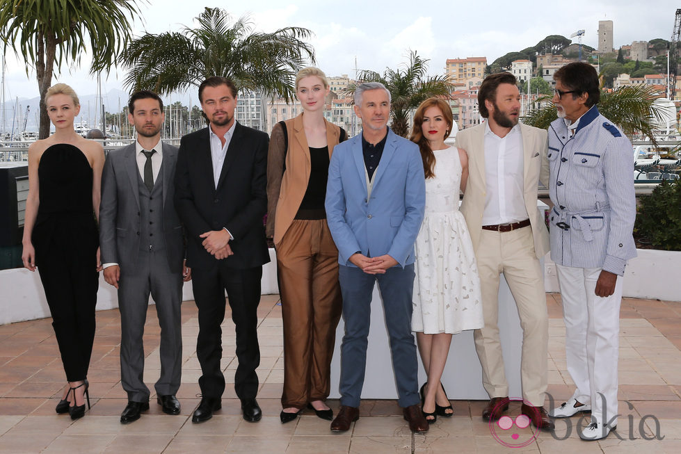 El equipo de 'The Greast Gastby' en el Festival de Cine de Cannes 2013