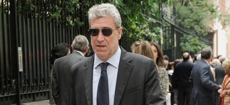 Miguel Ángel Rodríguez en el funeral de Mercedes de la Merced