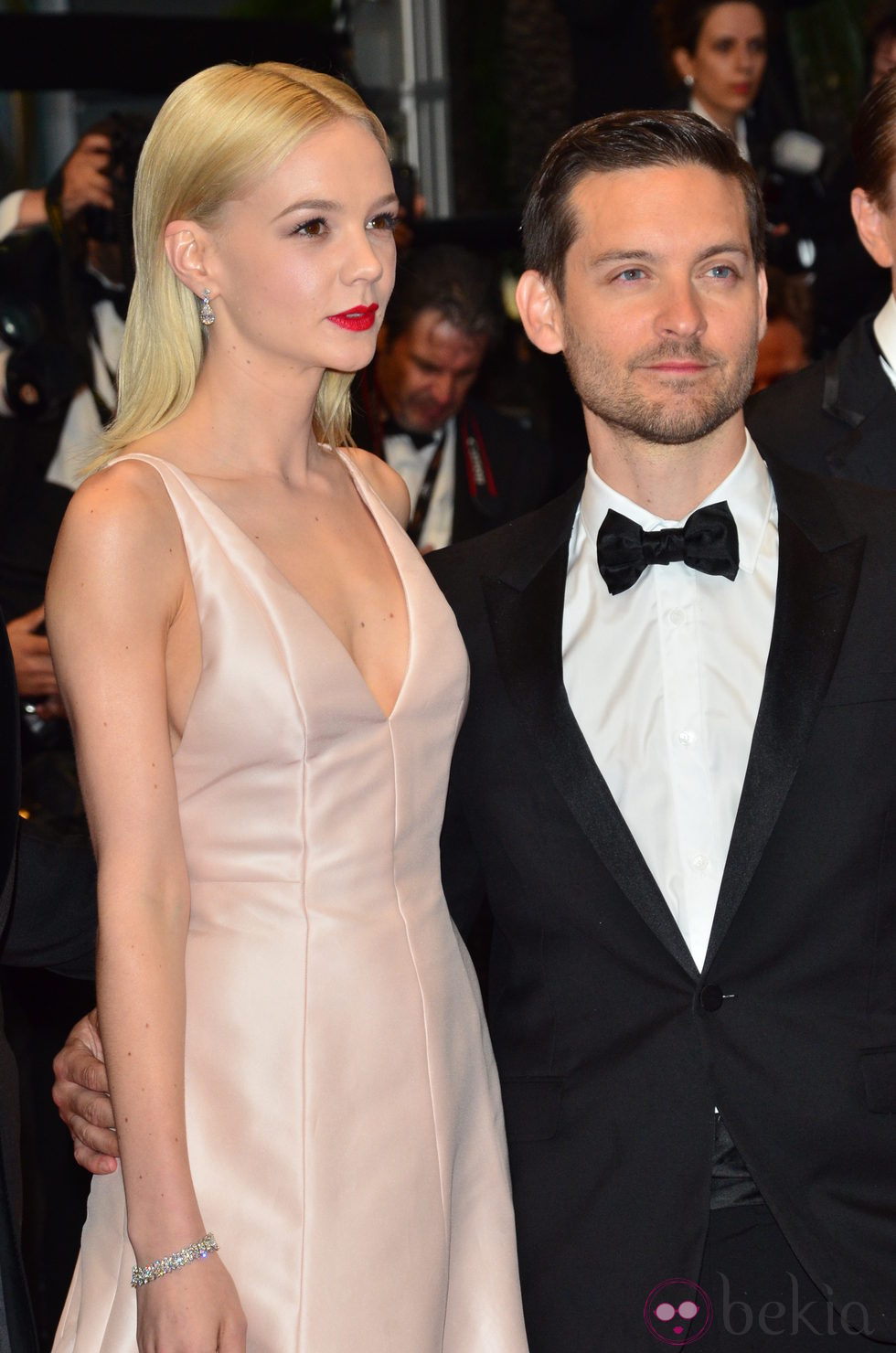 Carey Mulligan y Tobey Maguire en la ceremonia de apertura del Festival de Cannes 2013