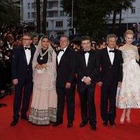 Miembros del jurado en la ceremonia de apertura del Festival de Cannes 2013