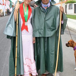 Fran Rivera y Lourdes Montes en la Romería de El Rocío 2013