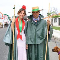 Fran Rivera y Lourdes Montes en la Romería de El Rocío 2013