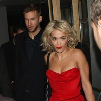 Rita Ora y el Dj Calvin Harris, de fiesta por Londres