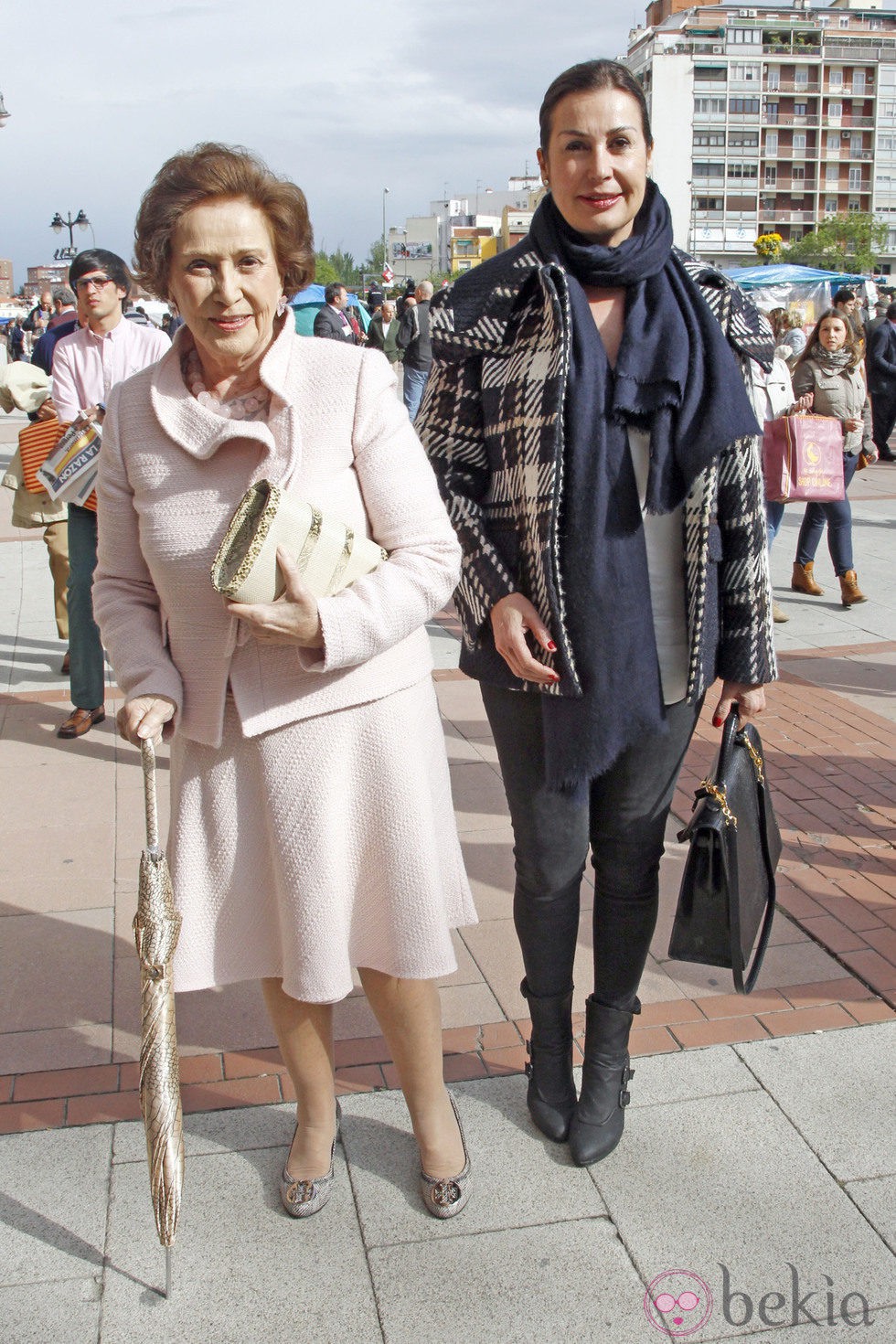 Carmen Franco y Carmen Martínez-Bordiú en una de las corridas de toros de San Isidro 2013