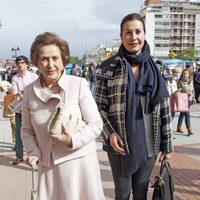 Carmen Franco y Carmen Martínez-Bordiú en una de las corridas de toros de San Isidro 2013