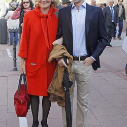 Esperanza Aguirre en una de las corridas de toros de San Isidro 2013