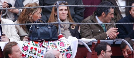 La Infanta Elena en una de las corridas de toros de San Isidro 2013