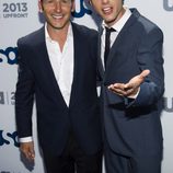 Mark Feuerstein y Paulo Costanzo en los Upfronts 2013 de Usa Network