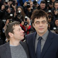 Mathieu Amalric y Benicio Del Toro en el Festival de Cannes 2013