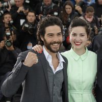 Tahar Rahim, Rebecca Zlotowski y Denis Menochet en el Festival de Cannes 2013