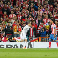 Cristiano Ronaldo celebra el gol del Real Madrid en la final de la Copa del Rey 2013