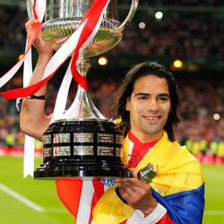 Falcao con la Copa del Rey 2013