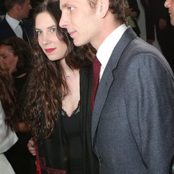 Andrea Casiraghi y Tatiana Santo Domingo reaparecen en un acto público tras ser padres