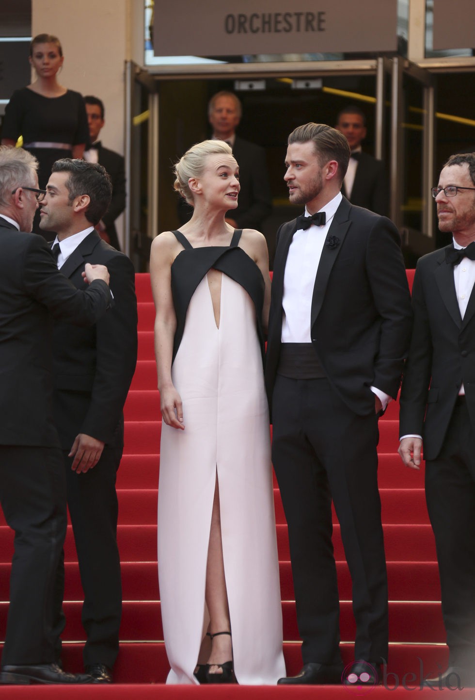 Carey Mulligan y Justin Timberlake en el estreno de 'Inside Llewyn Davis' en Cannes 2013