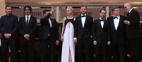 El equipo de 'Inside Llewyn Davis' en el estreno de la película en Cannes 2013