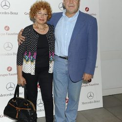 Tito Valverde y María Jesús Sirvent en la entrega del Premio Agustín González 2013