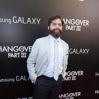 Zach Galifianakis en el estreno de 'R3sacón' en Los Ángeles