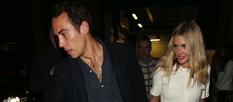 James Middleton y Donna Air disfrutan de la noche londinense