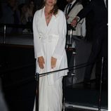 Uma Thurman en la fiesta en el yate de Roberto Cavalli en Cannes