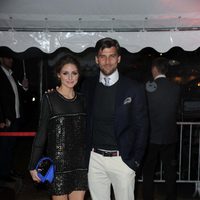 Olivia Palermo y Johannes Huebl en la fiesta en el yate de Roberto Cavalli en Cannes