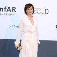 Kristin Scott Thomas en la gala amfAR del Festival de Cannes 2013