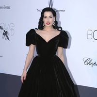 Dita Von Teese en la gala amfAR del Festival de Cannes 2013