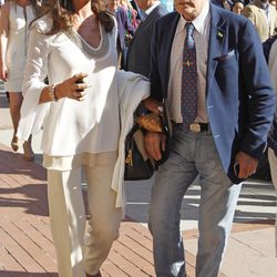 Mari Ángeles Grajal y Jaime Ostos en una corrida de toros de San Isidro 2013