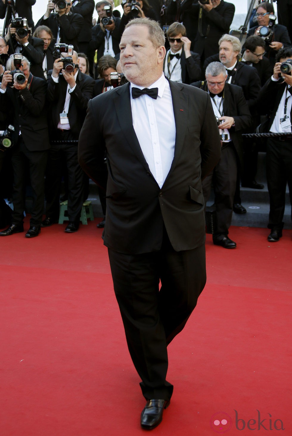 Harvey Weinstein en la presentación de 'The immigrant' en Cannes 2013