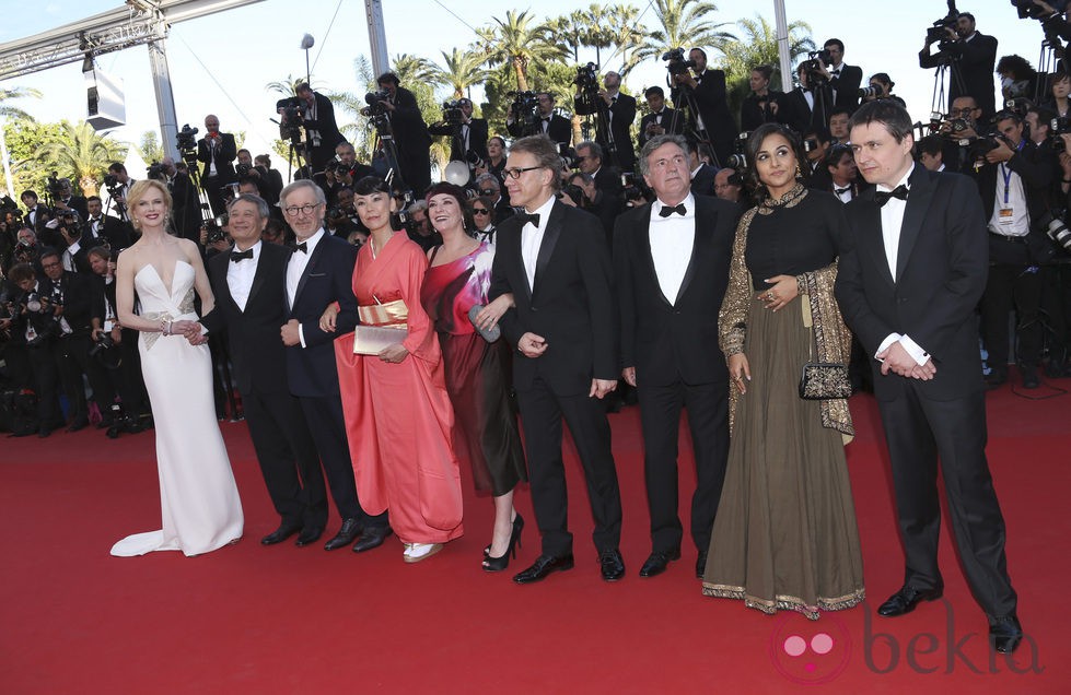 El jurado de Cannes 2013 en la ceremonia de clausura