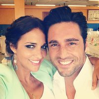 David Bustamante y Paula Echevarría en la Primera Comunión de su sobrina Leire