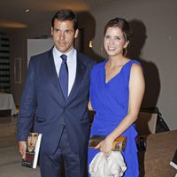 Luis Alfonso de Borbón y Margarita Vargas en la presentación del libro 'Enrique Ponce, un torero para la historia'