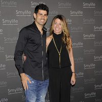 El futbolista Diego Costa en el tercer aniversario de una clínica dental en Madrid