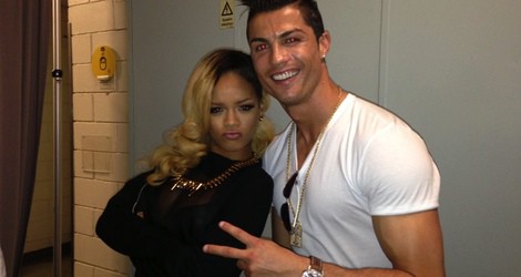 Rihanna y Cristiano Ronaldo en Lisboa