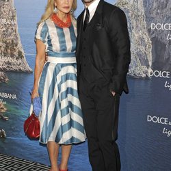 Carmen Lomana y David Gandy en el Mediterranean Summer Cocktail de Dolce & Gabbana