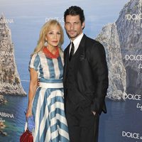 Carmen Lomana y David Gandy en el Mediterranean Summer Cocktail de Dolce & Gabbana