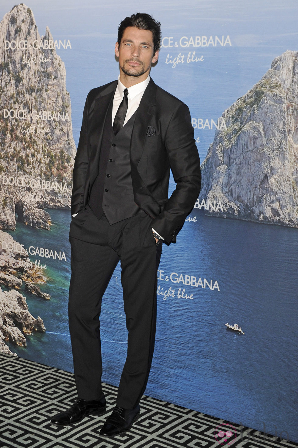 David Gandy en el Mediterranean Summer Cocktail de Dolce & Gabbana