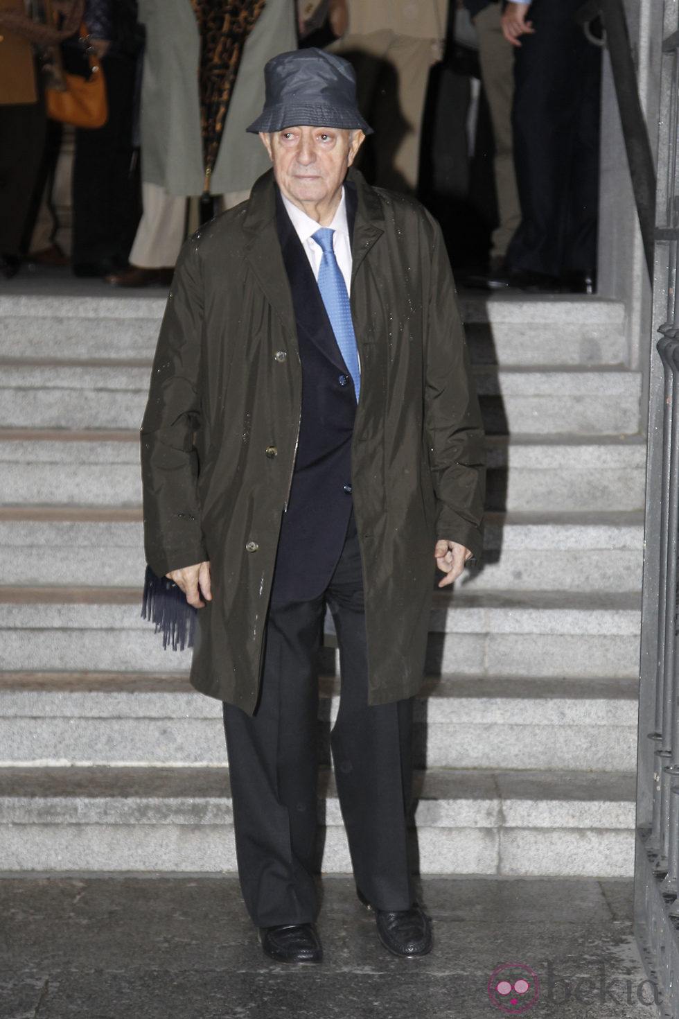 Lucio en el funeral de José Luis Solaguren