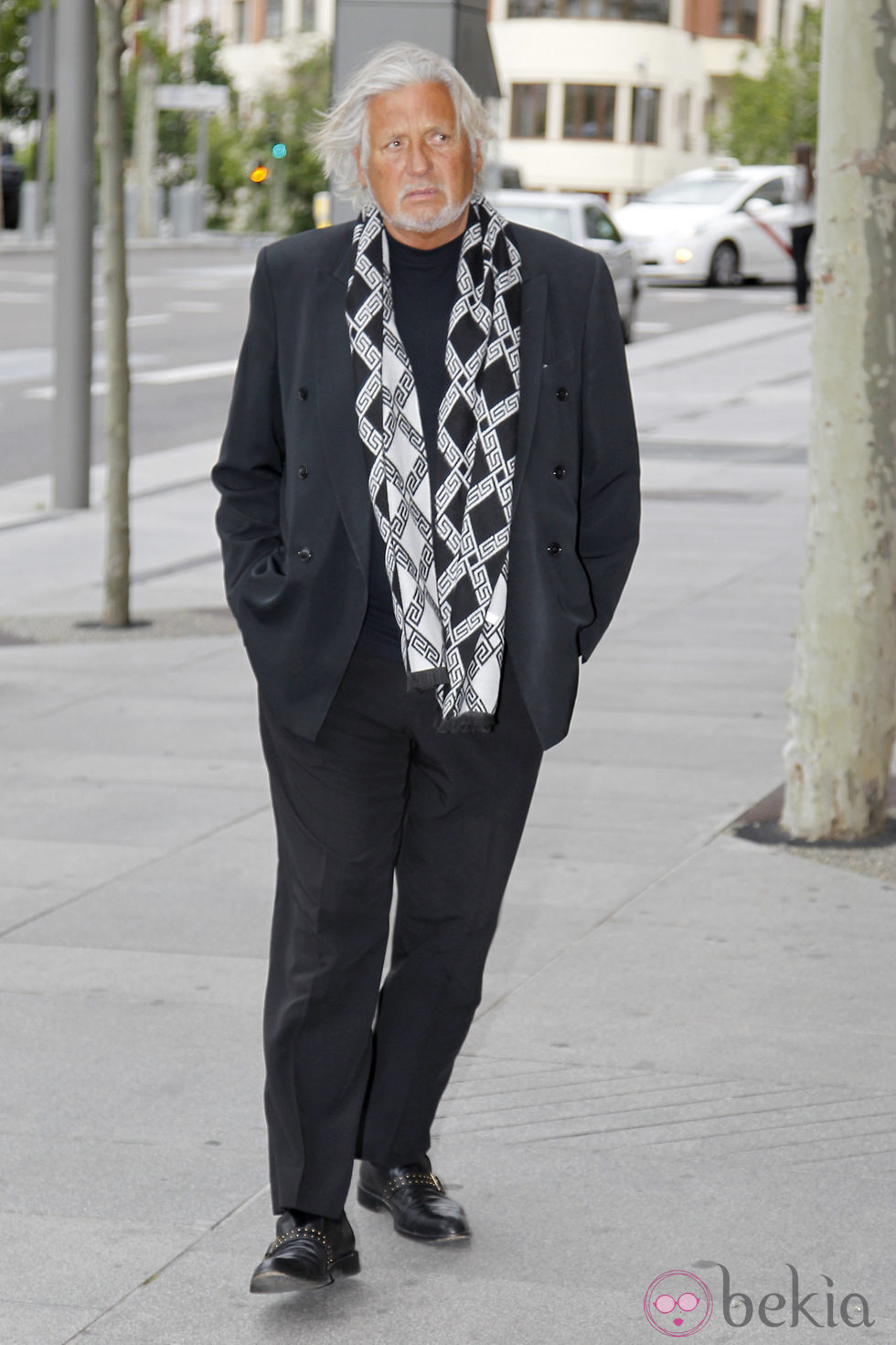 Marc Ostarcevic en el funeral de José Luis Solaguren