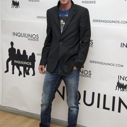 Eloy Azorín en el estreno del capítulo 7 de 'Inquilinos'