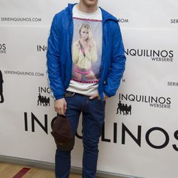 Pablo Rivero en el estreno del capítulo 7 de 'Inquilinos'