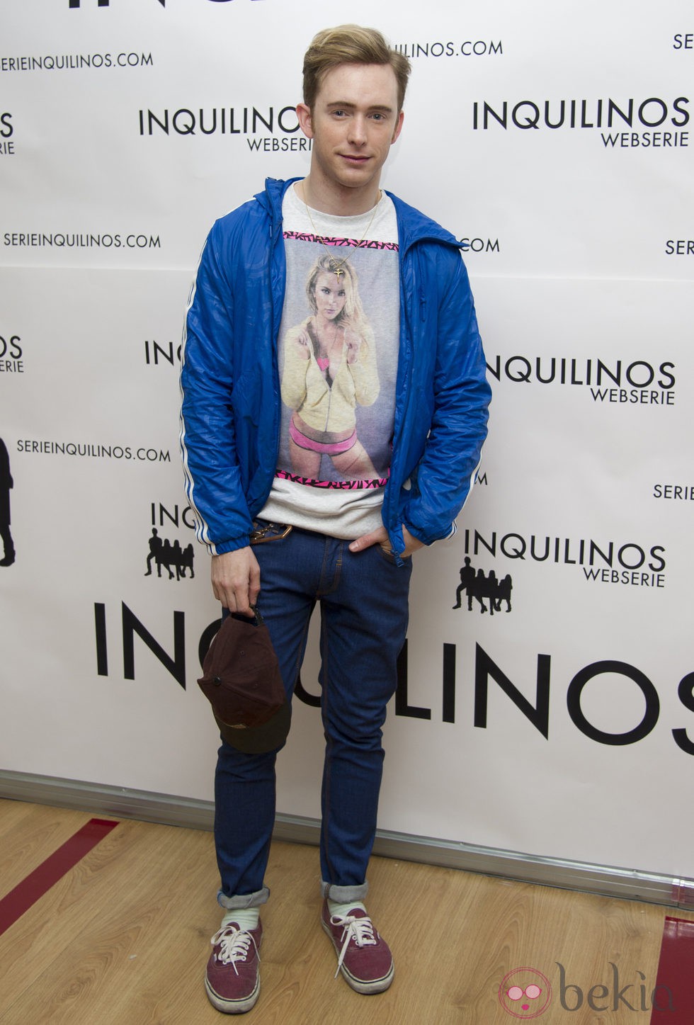 Pablo Rivero en el estreno del capítulo 7 de 'Inquilinos'