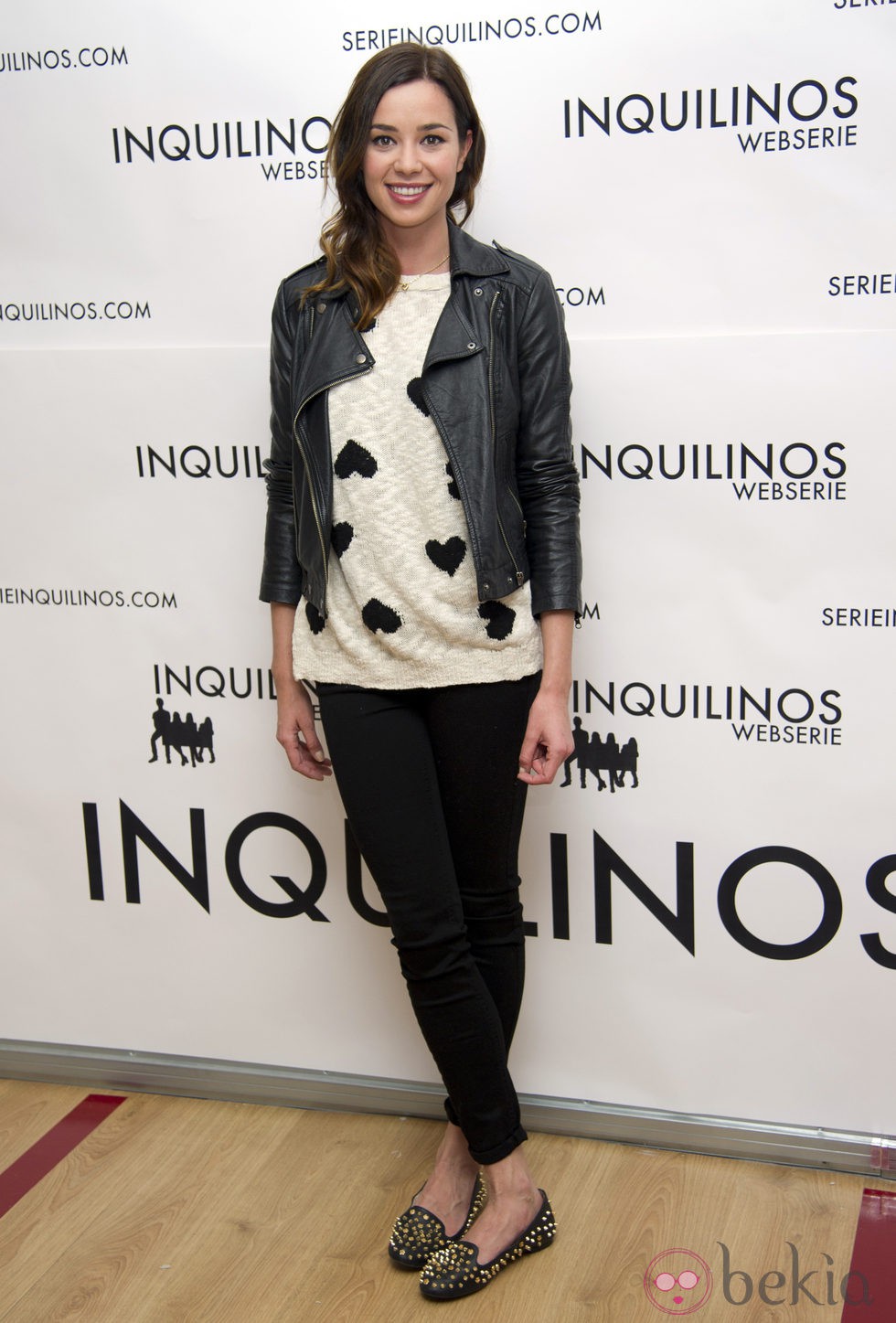 Dafne Fernández en el estreno del capítulo 7 de 'Inquilinos'