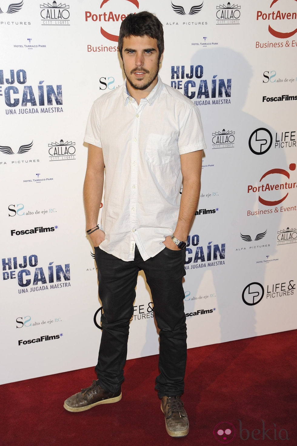 Javier Hernández en el estreno de 'Hijo de Caín'