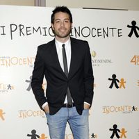 Dani Martínez en la entrega del Premio Inocente 2013